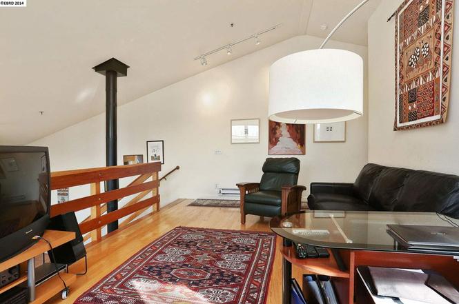 Living room view to stairs